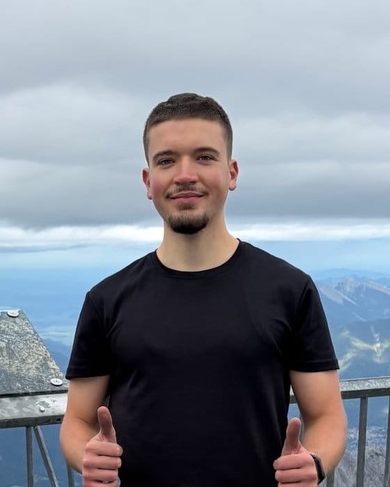 Maximilian Brändle auf der Zugspitze